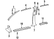 1996 Toyota Tercel Door Seal Diagram - 62333-16070-E0