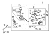 Toyota 4Runner Brake Master Cylinder Diagram - 47025-35185