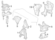 Toyota Grand Highlander Engine Mount Diagram - 12303-F0240