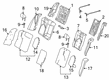 Toyota Avalon Armrest Diagram - 72830-07110-B0