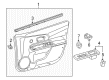 Toyota Prius C Weather Strip Diagram - 68172-52200