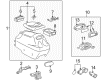 Toyota Sequoia A/C Switch Diagram - 55902-0C031