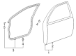 Toyota Highlander Window Regulator Diagram - 69802-48030