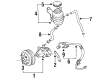 1994 Toyota Previa Power Steering Hose Diagram - 44410-28150