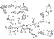 Toyota Catalytic Converter Diagram - 17150-31160