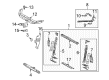 Toyota RAV4 Front Cross-Member Diagram - 57104-0R011