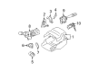 Toyota Yaris Ignition Lock Cylinder Diagram - 69057-52530