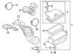 Toyota Crown Air Filter Box Diagram - 17700-25171