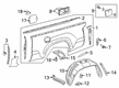 Toyota Tacoma Fuel Door Diagram - 77305-04090