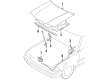 Toyota Cressida Hood Hinge Diagram - 53420-22080
