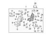 Toyota FJ Cruiser Armrest Diagram - 72890-35013-B1