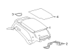 Toyota Prius Prime Center Console Base Diagram - 589F0-47021-C3