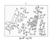 Toyota Solara Seat Switch Diagram - 84921-AE020-B3