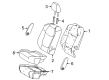 2022 Toyota Sienna Seat Cushion Diagram - 79136-08050