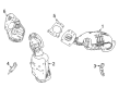 Toyota Catalytic Converter Diagram - 17140-0P350