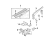Toyota 4Runner Windshield Washer Nozzle Diagram - 85391-35020