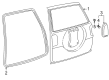 1999 Toyota RAV4 Door Seal Diagram - 67881-42011