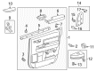 2020 Toyota Tundra Armrest Diagram - 74260-0C110-C0