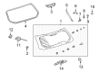 Toyota Matrix Tailgate Handle Diagram - 69090-01010
