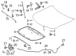 Toyota Camry Hood Latch Diagram - 53510-06330