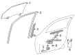 Toyota Corolla Window Run Diagram - 68141-02040