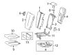 2014 Toyota Sienna Seat Cover Diagram - 79011-08080-B2