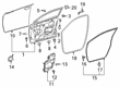 Toyota C-HR Door Seal Diagram - 62311-10040
