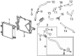 Toyota Sequoia Radiator Support Diagram - 16582-F4010