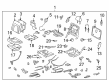 Toyota Land Cruiser Seat Cover Diagram - 71077-60C01-B2