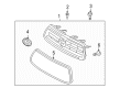 2010 Toyota Highlander Grille Diagram - 53101-48190