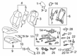 2020 Toyota Corolla Seat Cover Diagram - 71074-0ZQ40-C5