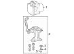 Toyota Grand Highlander ABS Control Module Diagram - 44050-48J80