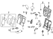 Toyota Highlander Armrest Diagram - 72830-0E380-C1