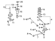 Toyota Highlander Shock Absorber Diagram - 48530-49615
