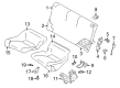 Scion FR-S Seat Cover Diagram - SU003-05932