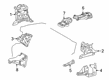 Toyota C-HR Engine Mount Diagram - 12315-37060