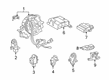Toyota Avalon Air Bag Control Module Diagram - 89170-07401