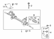 Toyota Rack And Pinion Diagram - 44250-42190