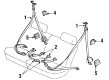 Toyota 4Runner Seat Belt Diagram - 73360-35150-B0