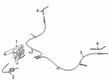 Scion iA Parking Brake Cable Diagram - 46440-WB001