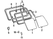Toyota Land Cruiser Window Run Diagram - 62756-60010