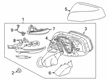 Toyota RAV4 Side Marker Light Diagram - 81740-58010