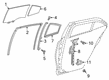 Toyota Corolla Window Run Diagram - 68152-12251
