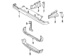 Toyota MR2 Front Cross-Member Diagram - 57104-17021