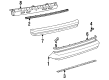 1984 Toyota Celica Bumper Diagram - 52159-14270