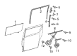 Toyota Sienna Window Run Diagram - 68152-08020
