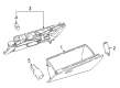 Toyota C-HR Glove Box Diagram - 55550-F4032-C1