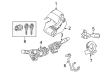Toyota Corolla Steering Column Cover Diagram - 45287-02300-E0