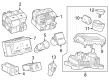 Toyota bZ4X A/C Switch Diagram - 84970-42170