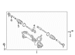 Toyota Rack And Pinion Diagram - 44200-33472